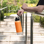 Load image into Gallery viewer, koodee Insulated Water Bottle, 32 oz Stainless Steel Double Wall Vacuum Wide Mouth Sport Bottle with Leakproof Spout Lid （Cosmic Orange）