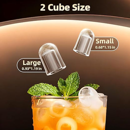 Antarctic Star Ice Maker, 26lbs in 24Hrs, 8 Cubes in 6 Mins, 0.8L Tank & 1.1lb Storage, Auto Clean with Basket & Scoop, Portable for Home/Kitchen/Camping/RV