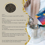 Load image into Gallery viewer, Cream Irish Breakfast Tea, Loose Leaf Black Tea – Irish Classic with Caramel &amp; Strong Assam – Robust, Full-Bodied – Drink Hot or Iced – 4 oz Resealable Bag (Makes 50 Cups) – The Elegant Elephant