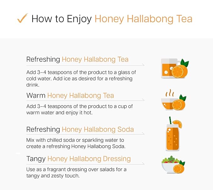 Damtuh Honey Jeju Hallabong Tangerine Preserves Tea – Natural Sweetness with Real Tangerine Slices, No Artificial Additives – Perfect for Tea, Jam, or Salad Dressing – 2.2lb 1000g