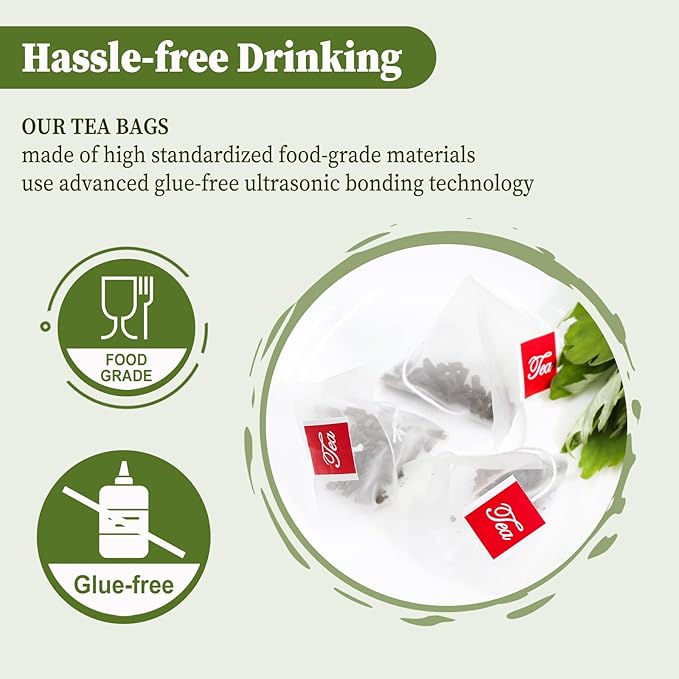 FullChea - Mugwort Tea Bag 40 Teabags, 1.5g/bag - 100% Pure Mugwort leaves Herbal Tea - Rich In Antioxidants