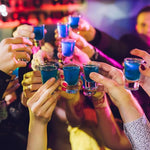 Load image into Gallery viewer, Tebery 30 Pack Shot Glass Bulk Heavy Base, 1.2 Oz Tequila Glass Set with 2 Bottle Pourer, Clear Small Whiskey Shot Glass Cups for Vodka, Liquors, Cocktail, Espressos, Bar