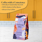 Load image into Gallery viewer, Kahawa 1893 Ground Coffee Medium Roast African Spice 12 Oz - With Cinnamon, Cardamom &amp; Clove, As Seen on Shark Tank, High Antioxidants, Organically Grown, Ethically &amp; Sustainably Sourced