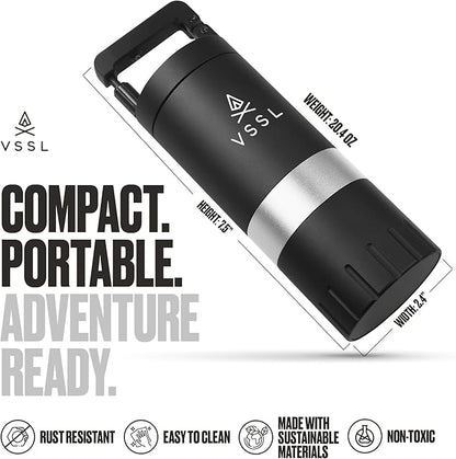 Java G45 Manual Coffee Grinder | Coffee for Camping | Bean Grinder | Travel Pour Over | Stainless Steel Conical Burr | ~ 45 Gram Capacity | Extendable Grind Handle | 50 Grind Settings | Black