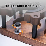 Load image into Gallery viewer, Solid Wood Espresso Tamping Station - Adjustable Height 51-58mm Coffee Tamper &amp; Portafilter Holder, Non-Slip Multi-Functional Espresso Organizer for Coffee Accessories Storage，Portafilter Holder