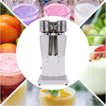 Load image into Gallery viewer, Milk Shaker Machine, Commercial Stainless Steel Milk Shaking Machine Double Head Drink Mixer 110V 16000RMP High Speed Electric Silent Milk Shake Machine with Two 800ml Cups(Double Head 16000rpm)