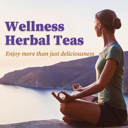 FullChea - Passion Flower Tea bags, 40 Teabags - Natural Passionflower Leaf Herbal Tea for Relaxation - Te De Pasiflora - Non-GMO - Caffeine-free - Support Better Sleep