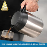 Load image into Gallery viewer, Bonavita 8 Cup Drip Coffee Maker Machine, One-Touch Pour Over, Auto Pause Brewing with Stainless Steel Double Wall Thermal Carafe, SCA Certified, Dishwasher Safe, BV1901TS