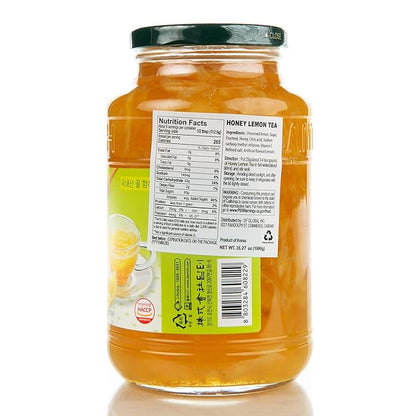 Damtuh Honey Lemon Tea 2.2lb (35.3 fl oz) – Traditional Korean Preserved Lemon with Honey, Refreshing Citrus Herbal Tea, Lemon Marmalade Preserve