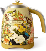 Load image into Gallery viewer, Hazel Quinn X Eduardo Recife Collaboration Electric Kettle - 1.7 Liters (57oz) Stainless Steel Water Kettle, BPA-Free Interior, 1200W Fast Boiling, Cordless, Automatic Shut Off - Floral Printed