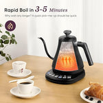 Load image into Gallery viewer, COSORI Electric Gooseneck Kettle with 5 Temperature Control Presets, Pour Over Kettle for Coffee &amp; Tea, Hot Water Boiler, 100% Stainless Steel Inner Lid &amp; Bottom, 1200W/0.8L