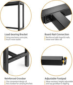 Load image into Gallery viewer, Mr IRONSTONE 53" Bar Table White Marble Industrial Pub Dining Height Table Bistro Table (Indoor USE ONLY)