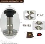 Load image into Gallery viewer, The Force Tamper Automatic Impact Coffee Tamper Adjustable Const Pressure and Autoleveling Extend Set New (Jelly, 58.35mm)