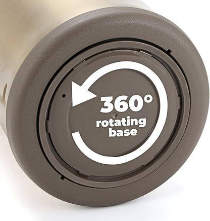 OJOJ 4L/133OZ Thermal Coffee Carafe with Pump, Thermal Beverage Dispenser, Coffee Airpot Stainless Steel Coffee Carafe for Hot Drinks Gold