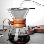 Load image into Gallery viewer, Pour Over Coffee Filter Compatible with Chemex 6/8/10 Cups &amp; Hario V60 02 03, Reusable Stainless Steel Metal Cone Slow Drip Coffee Filter, Coffees Pour Over Dripper Filters