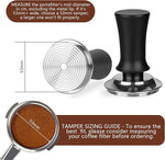 Load image into Gallery viewer, 53mm Espresso Tamper Set - Spring-loaded Coffee Tamper, Adjustable Depth Espresso Distributor Leveler, Magnetic Dosing Funnel Aluminum Metal, Reusable Puck Screen, Fit for 53mm Portafilters
