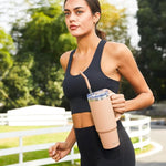 Load image into Gallery viewer, 30 oz Tumbler with Handle, Tumbler with Lid and Straw, Double Wall Vacuum Insulated Travel Mug Stainless Steel Tumbler for Hot and Cold, Cupholder Friendly (Mocha)