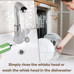 Load image into Gallery viewer, Rechargeable Milk Frother Handheld Electric Frother Wand Milk Foamer Drink Mixer for Coffee, Lattes, Cappuccino, and Egg, Stainless Steel for Travel-Green