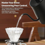 Load image into Gallery viewer, Water Kettle Electric,Gooseneck Electric Kettle with 50pcs Coffee Filter,±1℉ Temperature Control, Fast Heating, Stainless Steel Interior, Ideal for Precise Pour-Over Coffee and Tea