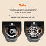 Load image into Gallery viewer, Mini Single Serve Coffee Maker for K Cup and Ground Coffee, Fast Brew One Cup Coffee Machine with Descaling Reminder and Water Window, 6 to 12 oz. Brew Sizes, Grey