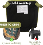 Load image into Gallery viewer, Olive-Green Velvet Dining Chairs Set of 4, Modern Upholstered Solid Wood Kitchen Chairs for Dining Room/Living Room/Restaurant