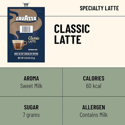 Lavazza Classic Latte Freshpacks for Flavia Brewers (Pack of 36 Freshpacks)