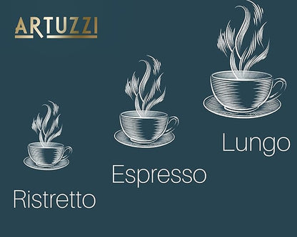 Artuzzi 240ct Compatible with Nespresso I Coffee Pods compatible with Nespresso Original Machines | Espresso Ristretto Lungo Coffee Capsules | Espresso Variety Pack I Aluminum & Recyclable