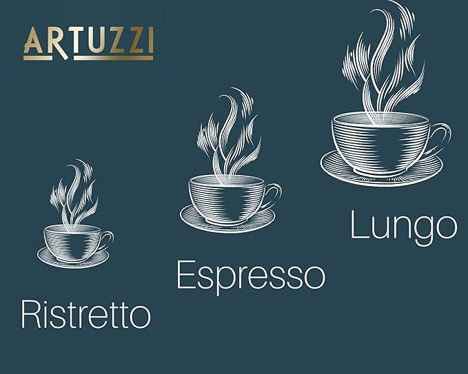Artuzzi 240ct Compatible with Nespresso I Coffee Pods compatible with Nespresso Original Machines | Espresso Ristretto Lungo Coffee Capsules | Espresso Variety Pack I Aluminum & Recyclable