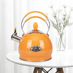 Load image into Gallery viewer, Whistling Tea Kettle Stainless Steel Teapot, Teakettle for Stovetop Induction Stove Top, Fast Boiling Heat Water Tea Pot 2.6 Quart