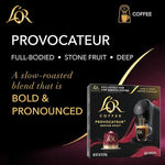 Load image into Gallery viewer, L'OR Coffee Pods, 10 Count Provocateur Medium Roast Blend, Single-Serve Aluminum Coffee Capsules Compatible with the L'OR BARISTA System &amp; *Nespresso Original Machines, 10 count (Pack of 1)