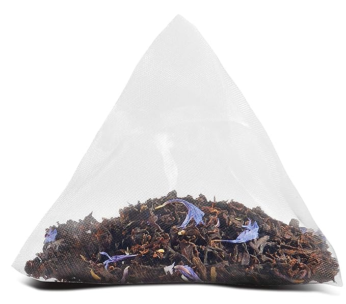 Two Leaves and a Bud Organic Earl Grey Tea Bags, Whole Leaf Caffeinated Black Tea in Compostable Sachets, Caffeinated Black Tea Flavored with Bergamot, Add Milk and Sugar, 100 Count (Pack of 1)