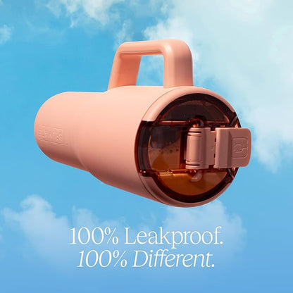 BrüMate Müv - 35oz 100% Leak Proof Insulated Coffee Mug with Handle & Lid - Stainless Steel Coffee Travel Mug - Double Walled Coffee Cup (Sage)