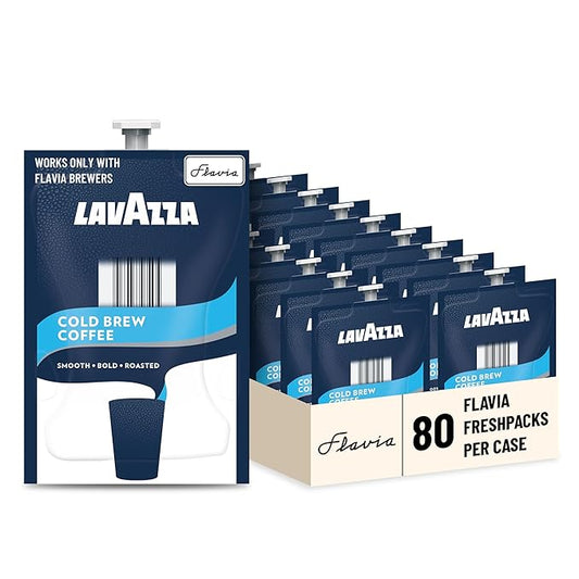 Lavazza Cold Brew Coffee Freshpacks works only with Flavia® Brewers (Case of 80)