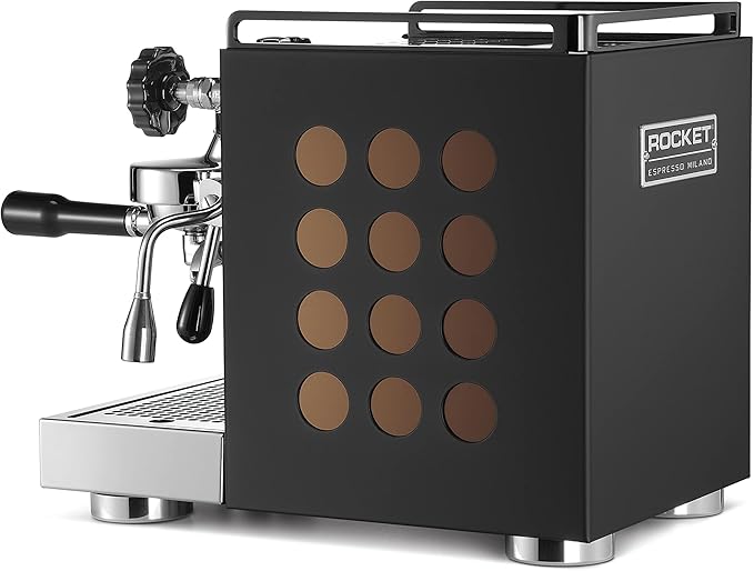 Rocket Espresso Appartamento Nera Espresso Machine and Eureka Mignon Notte Grinder Bundle (Copper)