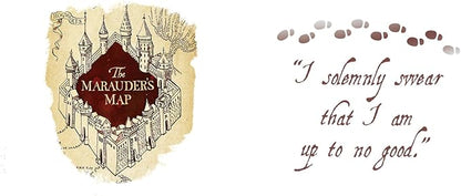 Tervis Harry Potter The Marauder's Map Made in USA Double Walled Insulated Tumbler Travel Cup Keeps Drinks Cold & Hot, 16oz Mug, Classic