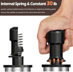 Load image into Gallery viewer, PUSEE 58mm Espresso Coffee Tamper, Premium Calibrated 30lb Stainless Steel Ground Tamper with Spring Loaded for Barista Home Coffee Accessories Upgrade 3.0