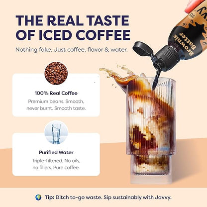Coffee Concentrate - Limited Release Flavors - Cold Brew Coffee, Perfect for Hot or Iced Instant Coffees, Hot Drinks, Cold Brew Concentrate, 35 Servings - Brownie Batter