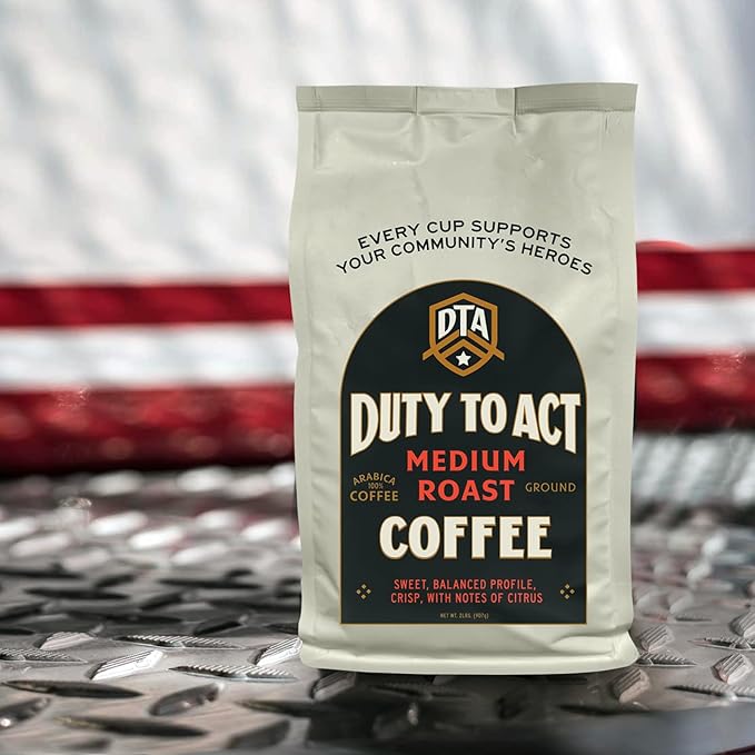 Duty to Act Dark Roast Ground Coffee, 2 lbs (Pack of 2)