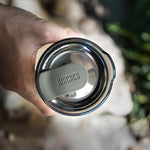 Load image into Gallery viewer, WACACO Octaroma Lungo Vacuum Insulated Coffee Mug, Double-wall Stainless Steel Travel Tumbler With Drinking Lid, 10 fl oz(300ml), Ceramic White