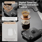 Load image into Gallery viewer, Electric Kettle, HIYAKOI Gooseneck Electric Kettle with Temperature Control, Pour Over Kettle for Coffee &amp; Tea, 1200W Quick Heating Stainless Steel Hot Water Kettle Electric, Keep Warm, 0.8L