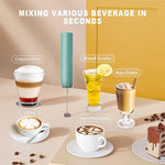 Load image into Gallery viewer, 4-in-1 Frother Wand, Handheld Frother, Coffee Frother Handheld, Electric Whisk, Milk Frother Wand for Coffee, Matcha, Electric Hand Mixer, Mini Onion Chopper 10Oz, Small Cordless Hand Blender, 4 Speed