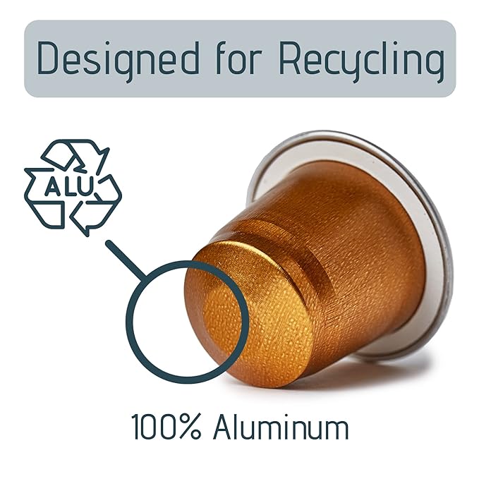 Artuzzi 120ct Compatible Nespresso Pods for Nespresso Originalline I Ristretto Firenze Coffee Capsules I Aluminum & Recyclable Coffee I Italian Dark Roast