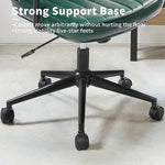 Load image into Gallery viewer, Artswish Mid Century Office Desk Chair - Green Leather Home Office Chair with Wheels and Arms