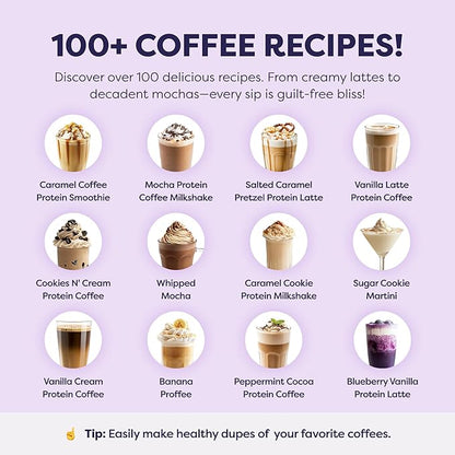 Javvy S’Mores Protein Iced Coffee - Premium Whey Protein & Instant Iced Coffees - 100% Natural Cold Brew - Zero Artificial Flavors & Sweeteners, 80 mg Caffeine, No Added Sugar, 20 Servings