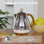 Load image into Gallery viewer, 1.7L Electric Kettles, BPA Free Tea Kettle, Hot Water Boiler Heater, Stainless Steel Teapot, Auto Shut-Off &amp; Boil-Dry Protection, 120V/1500W