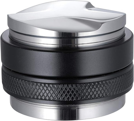 51mm Espresso Tamper and Distributor, MATOW Dual Head Coffee Leveler Compatible with Delonghi 51mm Portafilter, Adjustable Depth-Professional Espresso Hand Tampers