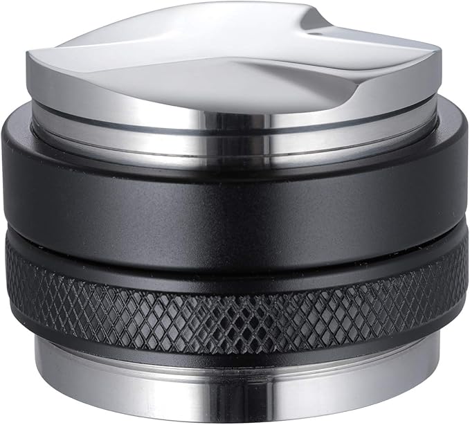 51mm Espresso Tamper and Distributor, MATOW Dual Head Coffee Leveler Compatible with Delonghi 51mm Portafilter, Adjustable Depth-Professional Espresso Hand Tampers