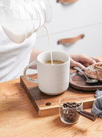 Load image into Gallery viewer, Kanwone Coffee Mugs 16oz, Stoneware Mugs Set, Ceramic Coffee Cups with Handle for Latte, Hot Tea, Cappuccino, Cocoa, Housewarming Wedding Gift, Microwave and Dishwasher Safe, Set of 6, Neutral White