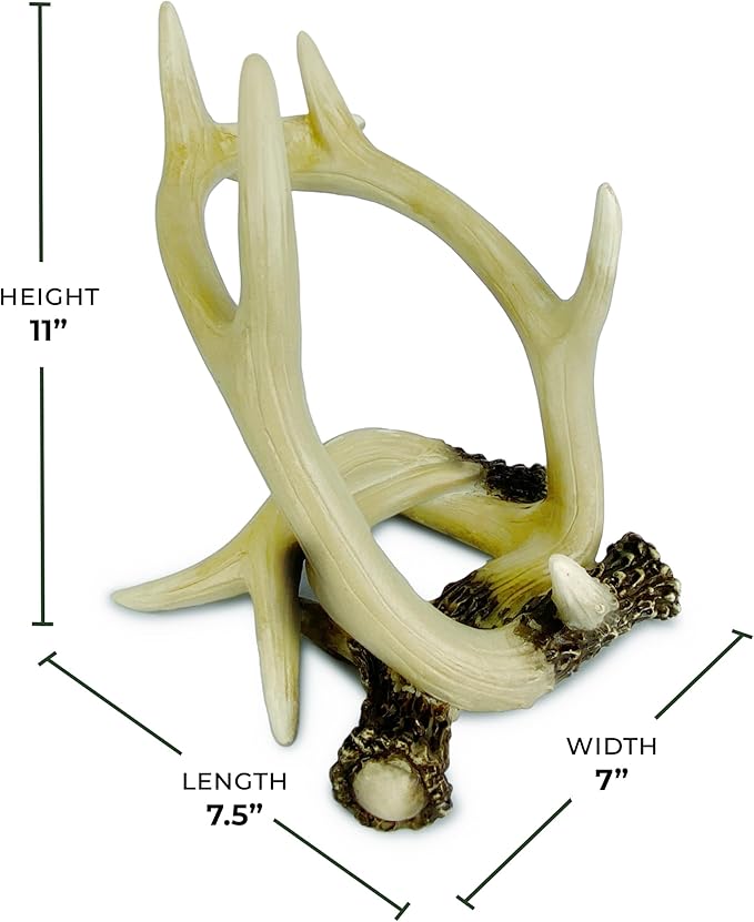 Rivers Edge Products 750ml Wine Bottle Holder - Hand-Painted Poly Resin Animal Kitchen Decor - Unique, Rustic Home Decor for Countertop and Bar - Wine Accessories for Wine Lovers