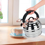 Load image into Gallery viewer, Tea Kettle for Stove Top Whistling Teapot, 3.2Q Tea Pot Stainless Steel Teakettle with Heat Proof Ergonomic Handle